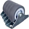 Dörner + Helmer DÖNER + HELMER, 791340, Parquet di ricino, 50 x 19 mm, grigio TPE ruote