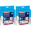 Tesa Moll E-Profile Seal - Gomma Sigillante per L'Isolamento degli Spazi tra Porte e Finestre - Bianco - 25 m x 9 mm x 4 mm (Confezione da 2)