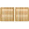 Brinox B70220X - Griglia di ventilazione in legno di pino 15 x 15 cm (Confezione da 2)