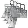 Schellenberg 84600 Cuscinetti di supporto maxi con compensazione dell'altezza (Confezione da 4)