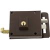 Yale 612DHP Serratura a sovrapposizione, 6. Ingresso destro 60 mm/Destra/Ferro verniciato