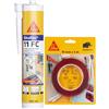 SIKA - Kit Fissaggio e Sigillatura Multiuso: 1x Sikabond Mammoth Crystal (5m), Nastro Biadesivo + 1x Sikaflex 11 FC (Bianco, 300ml), Sigillante Adesivo Poliuretanico