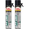 Pattex PU Foam Schiuma Poliuretanica Universale PF 100, Resistente al Fuoco per Riempimenti, Coibentazioni, Insonorizzazioni e Sigillature in Infissi, Impianti di Riscaldamento, Refrigerazione, 750ml