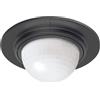 Steinel Rilevatore di movimento incorporato è 360-1 max.Potenza di commutazione 1000 W, sensore di 360 °, portata 4 m, adatto a LED, 1000 W, 240 V, Nero, 032852 1000W, 240V