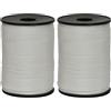 Corderie Italiane 006005940 Filo muratore, cordino edilizia bianco, 2 mm - 500 mt (Confezione da 2)