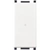 Vimar 14108 Plana Pulsante 1P NO 10 A 250 V~ assiale illuminabile, tasto sostituibile, bianco (Confezione da 5)