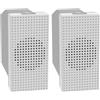 BTICINO MatixGO Segnalatore acustico 1 modulo Bianco SJW4351V230F Suoneria bronzo 230Vac, 8VA, 80dB (Confezione da 2)
