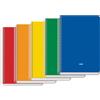 Dohe - Quaderni A5 (5 Pz.) - 5 Colori Assortiti, 80 Fogli Quadrettati 4x4 Mm, Spirale, Copertina Morbida in Cartoncino, Materiale per Ufficio