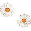 Bellitia Jewelry Orecchini a Forma di Crisantemo in Argento Sterling 925 Placcato Oro Rosa, Orecchini a Lobo Fiore Belli per Donne Ragazze