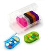 Leddy Living Portapillole Settimanale 7 Giorni 21 Scomparti Organizer Giornaliero Mattina Pomeriggio Sera con 7 Contenitori Colorati Rimovibili Porta Pillole da Viaggio e Casa