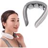 SanJndo Massaggiatore Cervicale Collo, Massaggiatore Elettrico Per Collo, Fisioterapia Elettromagnetica Profonda, Allevia il Dolore, 4 Modalità e 15 Livelli, Adatto a tutti i luoghi