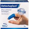 Detectaplast Confezione da 7 cerotti blu autoadesivi per ferite e lesioni, cerotto rotolo, rotolo di cerotto blu sterile e impermeabile per lavorazioni alimentari, conforme agli standard HACCP e BRC