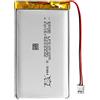 EEMB 3.7V 2300mAh 505085 Lipo Batteria ricaricabile agli ioni di litio con connettore JST-Fai una polarità sicura del dispositivo corrispondente con la batteria prima dell'acquisto !!!