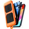 TOCOL Privacy Pellicola Protettiva per iPhone 13 Mini 5,4 Pollici, 25° Reali Anti-Spy, Rimozione Automatica Della Polvere, Copertura Completa, Senza Bolle, Durezza 9H, 2 Pezzi