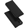 DUX DUCIS Cover per Samsung Galaxy A12 / M12, Flip Caso Custodia Pelle PU con [Funzione Stand] [Slot Cart] [Magnetica] per Samsung Galaxy A12 / M12 (Nero)
