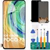 SRJTEK Per Xiaomi Poco F3 Schermo di Ricambio Per Redmi K40 Pro / K40 Pro Plus Display LCD Per Xiaomi Redmi K40 Touch Screen Digitizer Assembly Kit di Riparazione (nero)