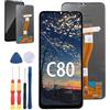 Yuxyiony Nuovo Schermo di Ricambio Per Blackview OSCAL C80 Display LCD Riparazione Dello Schermo e Strumento di Ricambio Accessori