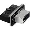 XTVTX Adattatore per Pannello Frontale USB 3.1 Verticale da Key-A Type-E a Intestazione USB 3.0 a 20 Pin