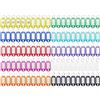 Rseuphiee 100 Pezzi Portachiavi, Targhette Portachiavi Plastica Scrivibile, Porta Chiavi con 10 Colori Assortiti, con Portachiavi Anelli Divisi, Per Chiavi, Animali Domestici, Bagagli