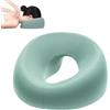 Zyiphor Cuscino per Massaggio Viso a Faccia in Giù in Memory Foam - Poggiatesta Ergonomico a Forma di U con Foro per Respirazione - Ideale per Lettini da Massaggio, Saloni Spa e Uso Domestico (Verde)