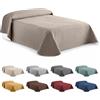 EasyCosy Copriletto Matrimoniale 230x260 Trapuntino Rombi Beige
