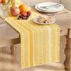 Artoid Mode Uovo d'anatra giallo frumento runner macramè 30 x 183 cm, decorazione per la cucina, per il compleanno, per interni e feste