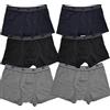 Intimo College Mutande Uomo Boxer Cotone 12-6 Paia Underwear Uomo Oeko-Tex 100% Taglie Forti Uomo Anallergiche e Traspiranti Anti Cattivi Odori, Prodotto Italiano (XXL, 6pz Nero)