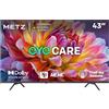 Metz 43 Pollici Smart TV UHD, 43MUF7000Z, MEMC, HDR10, Dolby Vision Atmos, Googlecast,Tuner DVB-T/T2/C/S/S2/Analogico