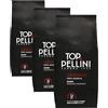 Pellini Top Originale 100% Arabica - Caffè Macinato Moka, Note di Cioccolato, Biscotti e Agrumi, Tostatura Lenta, Aroma Intenso e Autentico Italiano, 185g, Formato Morbido con Valvola Salvafreschezza