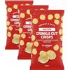 by Amazon Patatine Fritte Rigate, Salate, 200 g (Confezione da 3)