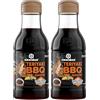Kikkoman, Salsa Teriyaki BBQ con Miele, Salsa Marinata di Alta Qualità, a Base di Salsa di Soia, Salsa Agrodolce, Adatta per Insaporire Carne e Verdure alla Griglia, Bottiglietta da 250 ml
