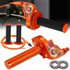 BIUGERCN Gas Rapido Gruppo acceleratore per Moto da 22 mm Gas rapido Domino con Cavo acceleratore per KTM EXC SX XC XC-W EXC-F XC-W 50-250cc Dirt Pit Bike Scooter Arancione