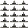 ECSiNG 30Pcs Clip Fissaggio Staffa Di Rivestimento Della Carrozzeria Della Portiera Dell'auto Compatibile Con E90 E91 F30 Clip Rivestimento Della Grondaia Modanatura Del Tetto Esterno In Plastica
