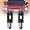NSLUMO Led DRL Luci di parcheggio diurne Lampadine per Fiat 500X typ334 2014-2017 2Pcs Ba15s P21W Bianco xeno Ba15s LED Luce diurna DLRs Lampada della città Lampadine Fari