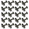 LT Easiyl 20 Set M5x20mm Viti Autofilettanti con Coperchio in Plastica E Clip A U per Auto Moto Scooter ATV Ciclomotore Bici Elettrica