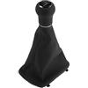 TUCKBOLD Pomello del Cambio Manuale a 5 Velocità con Copertura Antipolvere per Audi A4 No.4B0863279A | Leva del Cambio Anteriore Nera in Plastica per Cambio Manuale 1 Pezzo