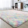 xtsfx Tappeti Morbidi per Camerette - Soffici Tappetini Arcobaleno per Bambini Camerette per Bambini Arredamento per La Casa Tappeti Grandi,60X120cm