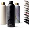 MAMEIDO Borraccia termica 750 ml, Borracce termiche anti-perdita, thermo bottle acciaio inox senza BPA, bottiglia termica (Femme Fatale)