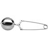 Weis Karl Weis, infusore da tè in acciaio inox forato con meccanismo a molla, argento, filtro da tè per 1-2 tazze, per tè sfuso