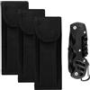 FooYee Set di 3 Custodie in Nylon per Coltelli Pieghevoli con Porta Cintura, Sacchetto per Coltelli,Fodero per coltello tascabile,per all'Aperto Campeggio,Pratico Sacchetto da Cintura per Coltelli Tascabili