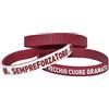 Giemme Articoli promozionali - Coppia Braccialetti Stemma Torino Toro Prodotto Ufficiale Granata Idea Regalo