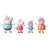 Peppa Pig Hasbro - 4 figure della famiglia Peppa Pig FAMIGLIA IN VACANZA con Peppa George Mamma e Papà PIG (F8082)