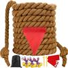 WYRJXYB Sports Day Kit Tug of War Rope for Kids and Adults, Outdoor Garden Field Day Lawn Yard Family Reunion Birthday Party Games Floor Games