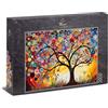 Ulmer Puzzleschmiede - Puzzle da 2000 pezzi Sinfonia dei giovani gemme - motivo albero meraviglioso creativo come originale puzzle da 2000 con modello di scatola - anche per principianti