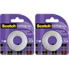 Scotch Nastro adesivo GiftWrap - 1 Rotolo da 19 mm x 25 m - Nastro Adesivo Trasparente Satinato da Utilizzare sulla Carta da Regalo (Confezione da 2)