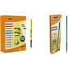 BIC Impugnatura per evidenziatore e impugnatura per evidenziatore, perfetta per l'aula, l'ufficio o Natale & Matita in Grafite, Evolution ECOlutions, per Scrivere a Scuola e in Ufficio
