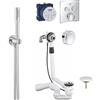 GROHE Set bagno GROHE Smartcontrol, squadrato, cromo
