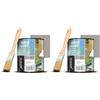 JOVIRA PINTURAS Chalk Paint - Vernice gessata all'acqua opaca + Pennello speciale per legno. Rinnovate i vostri mobili con creatività. (750 Millilitri, Grigio Medio + Pennello) C-20-K