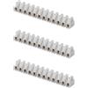 Emos A4005 morsettiera 12 × 4 mm, Pezzi (Confezione da 3)