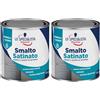Lo Specialista Mistercolor SMALTO ACQUA SATINATO, 0,5L, BIANCO GHIACCIO (Confezione da 2)